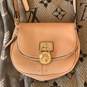 Michael Kors pink cross body purse